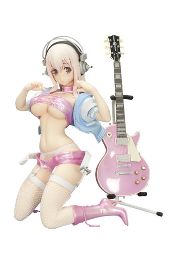 Nitro Super Sonic - Sonico - 1/7 - Bondage Candy Pink ver. (Orchid Seed), PVC figure with dimensions H=160 mm (6.24 in), released on 17. Jan 2012, sold by Nippon Figures