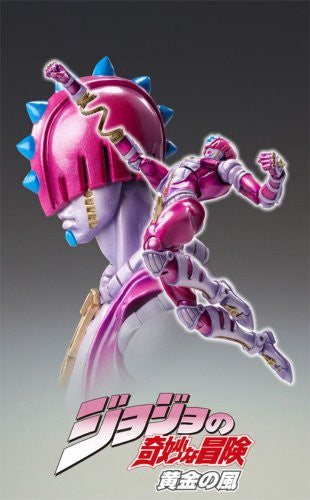 JoJo's Bizarre Adventure - Vento Aureo - Sticky Fingers - Super Action Statue #43 - Second Ver. (Medicos Entertainment), Franchise: JoJo's Bizarre Adventure, Brand: Medicos Entertainment, Release Date: 31. Jul 2012, Dimensions: H=160 mm (6.24 in), Material: ABS, PVC, Store Name: Nippon Figures
