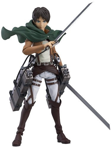 Attack on Titan - Eren Yeager - Figma #207 (Max Factory), Franchise: Attack on Titan, Release Date: 22. May 2014, Dimensions: H=145 mm (5.66 in), Material: ABS, PVC, Nippon Figures