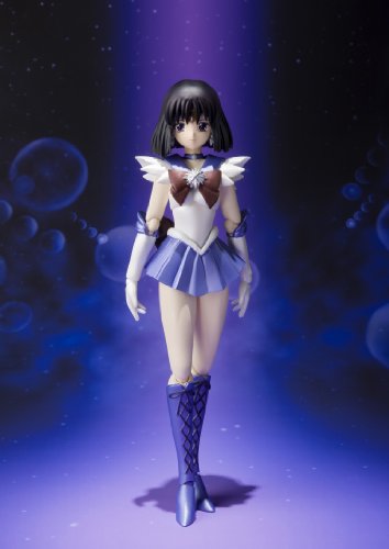 Bishoujo Senshi Sailor Moon - Bishoujo Senshi Sailor Moon Super - Sailor Saturn - S.H.Figuarts (Bandai), Franchise: Bishoujo Senshi Sailor Moon, Release Date: 23. Aug 2014, Dimensions: H=130 mm (5.07 in), Material: ABS, PVC, Nippon Figures