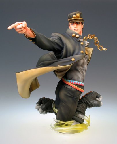 JoJo's Bizarre Adventure - Stardust Crusaders - Jotaro Kujo - Super Figure Art Collection - Black Ver., Franchise: JoJo's Bizarre Adventure, Brand: Medicos Entertainment, Release Date: 05. Sep 2014, Type: General, Dimensions: H=140 mm (5.46 in), Material: ABS, PVC, Nippon Figures