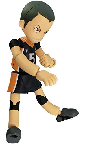 Haikyu!! - Tanaka Ryunosuke - Playgure PG04 (Takara Tomy), Franchise: Haikyu!!, Brand: Takara Tomy, Release Date: 31. Aug 2015, Dimensions: H=90 mm (3.51 in), Store Name: Nippon Figures
