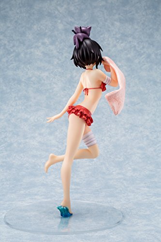 KonoSuba - Chomusuke - Megumin - 1/7 - Swimsuit ver. (BellFine), 1/7 scale swimsuit version of Megumin from KonoSuba, released on 23. Aug 2018, made of ABS, magnet, and PVC material, sold by Nippon Figures.