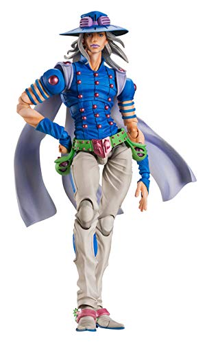 JoJo's Bizarre Adventure - Steel Ball Run - Gyro Zeppeli - Super Action Statue - Second (Medicos Entertainment), Franchise: JoJo's Bizarre Adventure, Steel Ball Run, Brand: Medicos Entertainment, Release Date: 31. Jan 2021, Type: General, Dimensions: 160.0 mm, Scale: H=160mm (6.24in), Material: ABSPOMPVC, Nippon Figures