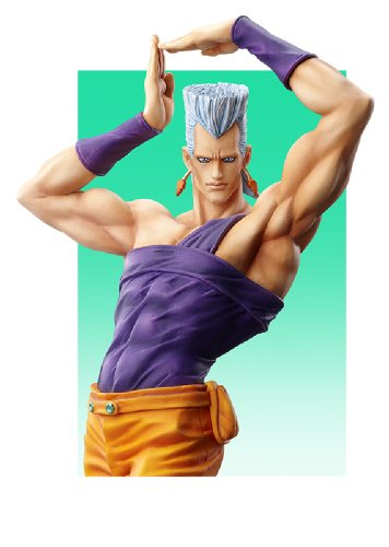 Stardust Crusaders - JoJo's Bizarre Adventure - Jean Pierre Polnareff - Statue Legend #32 - Second Ver. (Di molto bene), Franchise: JoJo's Bizarre Adventure, Brand: Di molto bene, Release Date: 09. Aug 2013, Dimensions: H=170 mm (6.63 in), Material: ABS, PVC, Store Name: Nippon Figures