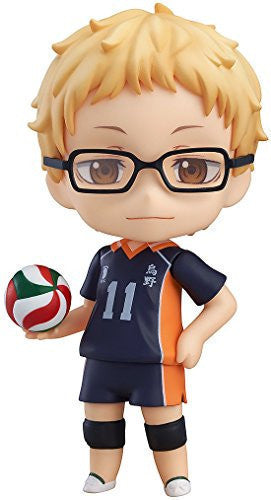 Haikyu!! - Tsukishima Kei - Nendoroid #616 (Orange Rouge), Franchise: Haikyu!!, Brand: Orange Rouge, Release Date: 12. Oct 2017, Type: Figure, Dimensions: H=100 mm (3.9 in), Material: ABS, PVC, Store Name: Nippon Figures