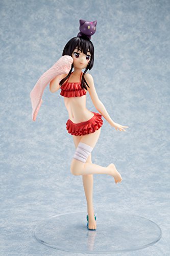KonoSuba - Chomusuke - Megumin - 1/7 - Swimsuit ver. (BellFine), 1/7 scale swimsuit version of Megumin from KonoSuba, released on 23. Aug 2018, made of ABS, magnet, and PVC material, sold by Nippon Figures.