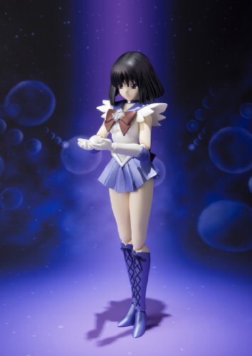 Bishoujo Senshi Sailor Moon - Bishoujo Senshi Sailor Moon Super - Sailor Saturn - S.H.Figuarts (Bandai), Franchise: Bishoujo Senshi Sailor Moon, Release Date: 23. Aug 2014, Dimensions: H=130 mm (5.07 in), Material: ABS, PVC, Nippon Figures
