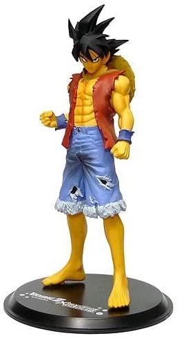 Dragon Ball Z - One Piece - Son Goku - DX Assemblage Figure - Shounen Jump 40th Anniversary Dragon Ball Z x One Piece - Luffy Style (Banpresto), Franchise: Dragon Ball Z, One Piece, Brand: Banpresto, Release Date: 31. Dec 2008, Type: Prize, Nippon Figures