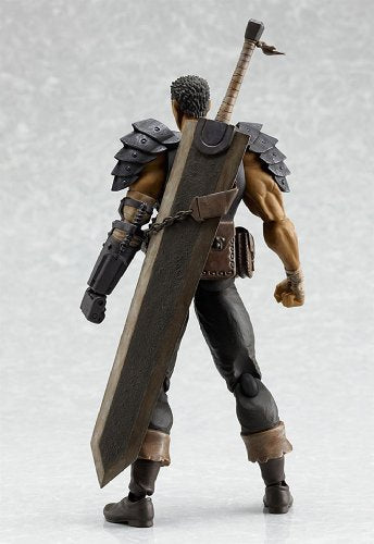 Berserk - Guts - Figma - Black Soldier ver. - 120 (Max Factory), Franchise: Berserk, Brand: Max Factory, Release Date: 28. Jan 2012, Type: figma, Dimensions: H=165 mm (6.44 in), Material: ABS, PVC, Nippon Figures