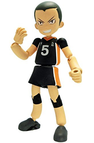 Haikyu!! - Tanaka Ryunosuke - Playgure PG04 (Takara Tomy), Franchise: Haikyu!!, Brand: Takara Tomy, Release Date: 31. Aug 2015, Dimensions: H=90 mm (3.51 in), Store Name: Nippon Figures