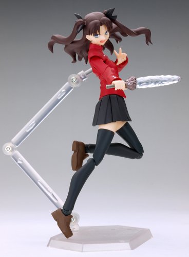 Fate/Stay Night - Tohsaka Rin - Figma #011 - Plain Clothes Ver. (Max Factory), Franchise: Fate/Stay Night, Release Date: 31. Aug 2008, Dimensions: H=135 mm (5.27 in), Store Name: Nippon Figures