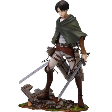 Attack on Titan - Levi Ackerman - BRAVE-ACT - 1/8 (Sentinel), Franchise: Attack on Titan, Brand: Sentinel, Release Date: 04. Jul 2014, Type: General, Dimensions: H=200 mm (7.8 in), Scale: 1/8, Material: ABS, ATBC-PVC, Nippon Figures