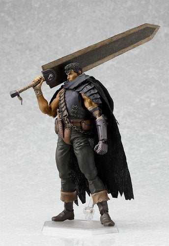 Berserk - Guts - Figma - Black Soldier ver. - 120 (Max Factory), Franchise: Berserk, Brand: Max Factory, Release Date: 28. Jan 2012, Type: figma, Dimensions: H=165 mm (6.44 in), Material: ABS, PVC, Nippon Figures
