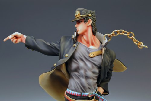 JoJo's Bizarre Adventure - Stardust Crusaders - Jotaro Kujo - Super Figure Art Collection - Black Ver., Franchise: JoJo's Bizarre Adventure, Brand: Medicos Entertainment, Release Date: 05. Sep 2014, Type: General, Dimensions: H=140 mm (5.46 in), Material: ABS, PVC, Nippon Figures