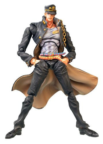 JoJo's Bizarre Adventure - Stardust Crusaders - Jotaro Kujo - Super Action Statue #2 (Medicos Entertainment), Franchise: JoJo's Bizarre Adventure, Release Date: 28. Feb 2009, Dimensions: H=160 mm (6.24 in), Store Name: Nippon Figures