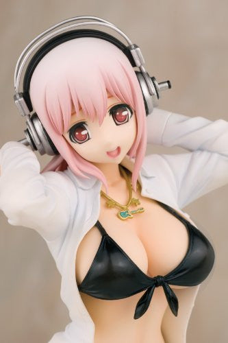 SoniComi - Sonico - Skytube - 1/6 - Gravure Swimsuit ver. (Alphamax), Franchise: SoniComi, Brand: Alphamax, Release Date: 31. Jan 2014, Type: General, Dimensions: H=260 mm (10.14 in), Scale: 1/6, Material: PVC, Store Name: Nippon Figures