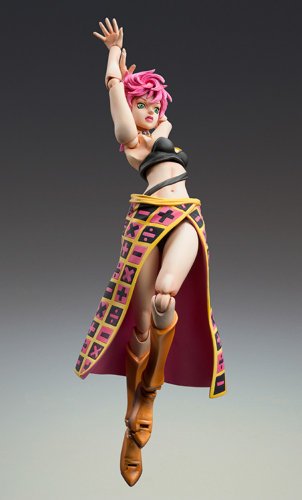 JoJo's Bizarre Adventure - Vento Aureo - Trish Una - Super Action Statue #54 (Medicos Entertainment), Franchise: JoJo's Bizarre Adventure, Brand: Medicos Entertainment, Release Date: 28. Jun 2013, Type: General, Dimensions: H=150 mm (5.85 in), Material: ABS, PVC, Nippon Figures