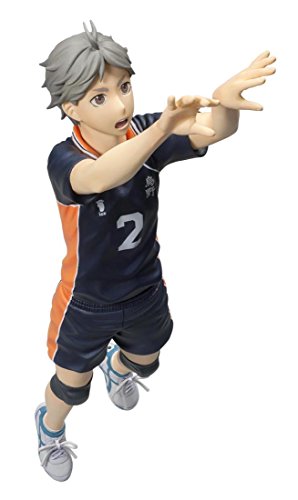 Haikyu!! - Sugawara Koshi Players 1/8 Figure, Scale: 1/8, Dimensions: H=235 mm (9.17 in), Material: ABS, PVC, Store Name: Nippon Figures