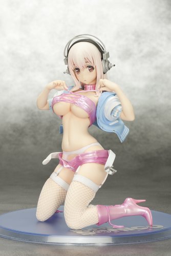 Nitro Super Sonic - Sonico - 1/7 - Bondage Candy Pink ver. (Orchid Seed), PVC figure with dimensions H=160 mm (6.24 in), released on 17. Jan 2012, sold by Nippon Figures