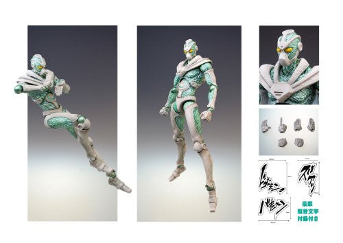 JoJo's Bizarre Adventure - Stardust Crusaders - Hierophant Green - Super Action Statue #5 (Medicos Entertainment), Release Date: 26. May 2015, Dimensions: H=160 mm (6.24 in), Nippon Figures