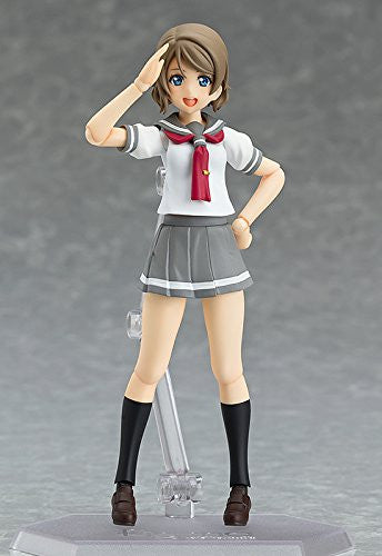 Love Live! Sunshine!! - Watanabe You - Figma #357 (Max Factory), Franchise: Love Live! Sunshine!!, Brand: Max Factory, Release Date: 25. Dec 2017, Dimensions: H=135mm (5.27in), Material: ABS, PVC, Store Name: Nippon Figures