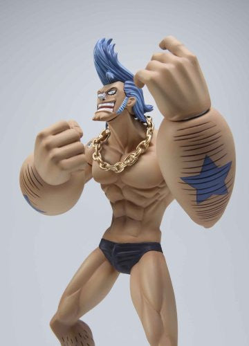 Franky | Portrait Of Pirates Neo, One Piece franchise, MegaHouse brand, Release Date: 31. Oct 2007, H=230 mm (8.97 in) dimensions, ABS, PVC material, Nippon Figures store.