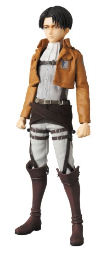 Attack on Titan - Levi Ackerman - Real Action Heroes #662 - 1/6 (Medicom Toy), Franchise: Attack on Titan, Release Date: 20. Dec 2014, Dimensions: H=300 mm (11.7 in), Scale: 1/6, Material: ABS, FABRIC, PVC, Nippon Figures