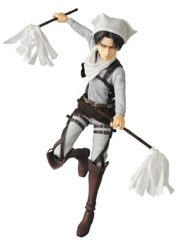 Attack on Titan - Levi Ackerman - Real Action Heroes #662 - 1/6 (Medicom Toy), Franchise: Attack on Titan, Release Date: 20. Dec 2014, Dimensions: H=300 mm (11.7 in), Scale: 1/6, Material: ABS, FABRIC, PVC, Nippon Figures