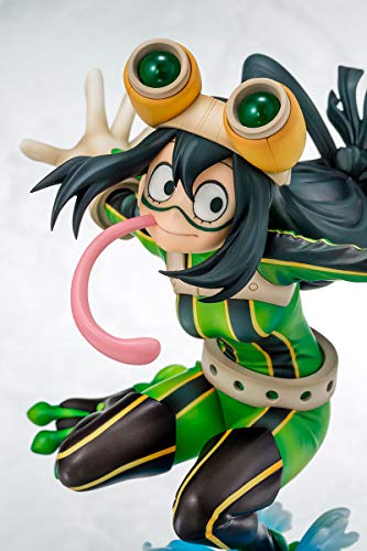 "My Hero Academia - Asui Tsuyu - 1/8 - Hero Suit ver. - 2021 Re-release (Takara Tomy, Bell Fine), Franchise: My Hero Academia, Brand: Bell Fine, Takara Tomy As Distributor, Release Date: 31. Jul 2021, Type: General, Dimensions: 200 mm, Scale: 1/8 H=200mm (7.8in, 1:1=1.6m), Material: ABSPVC, Store Name: Nippon Figures"