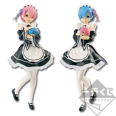 Re:Zero kara Hajimeru Isekai Seikatsu - Ram - Rem - Ichiban Kuji - Ichiban Kuji Re:Zero kara Hajimeru Isekai Seikatsu ~Happy Birthday Rem & Ram!~ - A Prize, Franchise: Re:Zero kara Hajimeru Isekai Seikatsu, Brand: Banpresto, Release Date: 01. Jan 1755, Type: Prize, Store Name: Nippon Figures