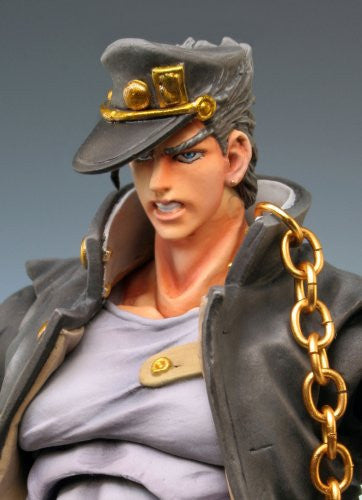 JoJo's Bizarre Adventure - Stardust Crusaders - Jotaro Kujo - Super Action Statue #2 (Medicos Entertainment), Franchise: JoJo's Bizarre Adventure, Release Date: 28. Feb 2009, Dimensions: H=160 mm (6.24 in), Store Name: Nippon Figures