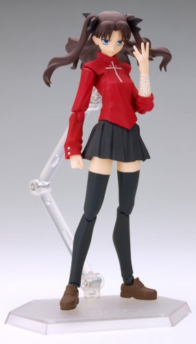 Fate/Stay Night - Tohsaka Rin - Figma #011 - Plain Clothes Ver. (Max Factory), Franchise: Fate/Stay Night, Release Date: 31. Aug 2008, Dimensions: H=135 mm (5.27 in), Store Name: Nippon Figures