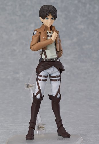 Attack on Titan - Eren Yeager - Figma #207 (Max Factory), Franchise: Attack on Titan, Release Date: 22. May 2014, Dimensions: H=145 mm (5.66 in), Material: ABS, PVC, Nippon Figures