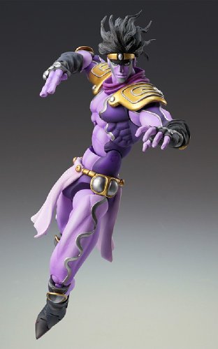 Star Platinum - Super Action Statue #55 - Third Ver., JoJo's Bizarre Adventure franchise, released on 26th July 2013, dimensions H=170 mm (6.63 in), made of ABS and PVC, available at Nippon Figures.