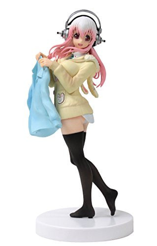 SoniComi (Super Sonico) - Sonico - Seikatsu Micchaku Shuzai Special Figure - Clothes Changing Time Ver., Franchise: SoniComi (Super Sonico), Brand: FuRyu, Type: Prize, Store Name: Nippon Figures