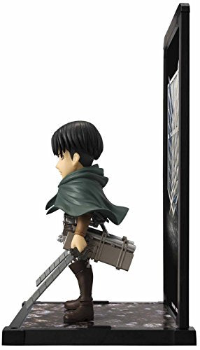 Attack on Titan - Levi Ackerman - Tamashii Buddies (Bandai), Franchise: Attack on Titan, Brand: Bandai, Release Date: 11. Jul 2015, Dimensions: H=90 mm (3.51 in), Material: ABS, PVC, Store Name: Nippon Figures