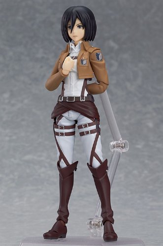 Attack on Titan - Mikasa Ackerman - Figma #203 (Max Factory), Franchise: Attack on Titan, Release Date: 24. Apr 2014, Dimensions: H=145 mm (5.66 in), Store Name: Nippon Figures