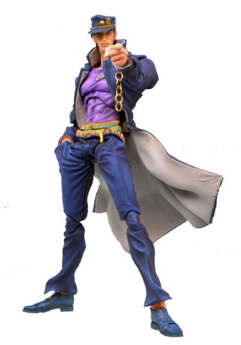 Jojo's Bizarre Adventure - Jotaro Kujo - Super Action Statue, Franchise: JoJo's Bizarre Adventure, Brand: Medicos Entertainment, Release Date: 30. Aug 2013, Dimensions: H=160 mm (6.24 in), Material: ABS, PVC, Store Name: Nippon Figures