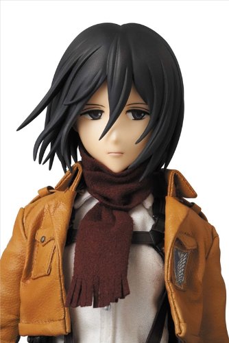 Attack on Titan - Mikasa Ackerman - Real Action Heroes #648 - 1/6 (Medicom Toy), Franchise: Attack on Titan, Release Date: 20. Aug 2014, Dimensions: H=300 mm (11.7 in), Scale: 1/6, Material: ABS, FABRIC, PVC, Nippon Figures