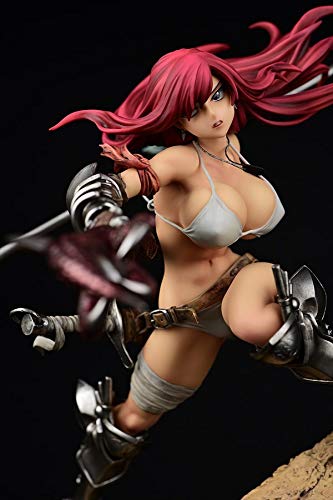 Fairy Tail - Erza Scarlet - 1/6 - the Kishi ver. (Orca Toys), PVC material, 315 mm dimensions, Nippon Figures
