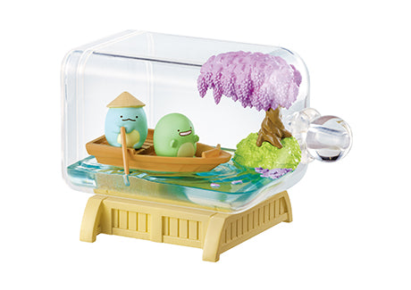 Sumikko Gurashi - Yururun♪ Japanese Journey - Serene Terrarium - Re-ment - Blind Box, San-X franchise, Re-ment brand, Released on 21st June 2021, Blind Boxes type, Box Dimensions: 11.5cm (Height) x 7cm (Width) x 8cm (Depth), Made of PVC, ABS, 6 types available, Nippon Figures
