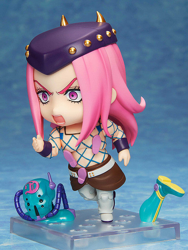 JoJo's Bizarre Adventure - Stone Ocean - Diver Down - Narciso Anasui - Nendoroid #2026 (Good Smile Company, Medicos Entertainment), Franchise: JoJo's Bizarre Adventure, Stone Ocean, Release Date: 29. Jun 2023, Type: Nendoroid, Dimensions: H=100mm (3.9in), Store Name: Nippon Figures