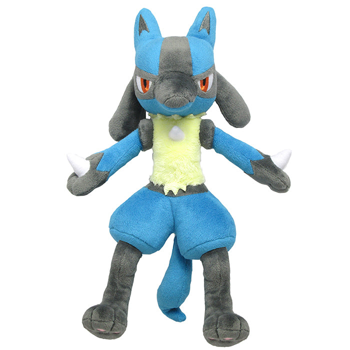 Pokemon - Lucario PP12 (S) - All Star Collection - San-ei Boeki - Plush, Franchise: Pokemon, Brand: San-ei Boeki, Type: Plushies, Dimensions: W10.5×D10×H29.5 cm, Nippon Figures