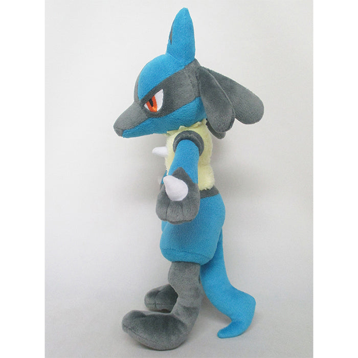 Pokemon - Lucario PP12 (S) - All Star Collection - San-ei Boeki - Plush, Franchise: Pokemon, Brand: San-ei Boeki, Type: Plushies, Dimensions: W10.5×D10×H29.5 cm, Nippon Figures