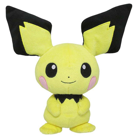 Pokemon - Pichu PP25 (S) - All Star Collection - San-ei Boeki - Plush, Franchise: Pokemon, Brand: San-ei Boeki, Type: Plushies, Dimensions: W19×D9×H21 cm, Store Name: Nippon Figures