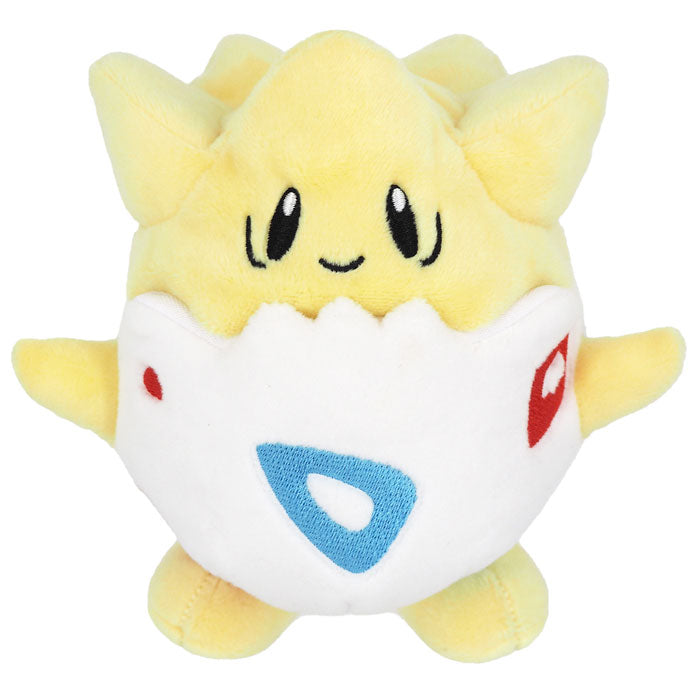 Pokemon - Togepi PP43 (S) - All Star Collection - San-ei Boeki - Plush, Franchise: Pokemon, Brand: San-ei Boeki, Type: Plushies, Dimensions: W13.5×D10.5×H14 cm, Nippon Figures