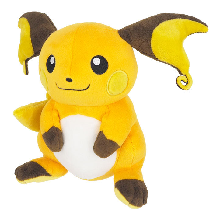 Pokemon - Raichu PP79 (S) - All Star Collection - San-ei Boeki - Plush, Franchise: Pokemon, Brand: San-ei Boeki, Type: Plushies, Dimensions: W12×D11×H18 cm, Nippon Figures