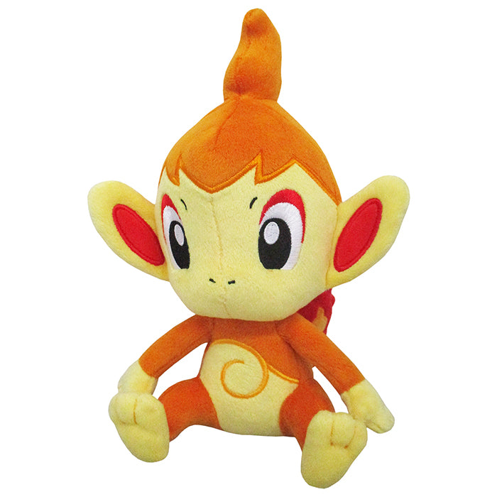 Pokemon - Chimchar PP88 (S) - All Star Collection - San-ei Boeki - Plush, Franchise: Pokemon, Brand: San-ei Boeki, Type: Plushies, Dimensions: W10×D9×H20 cm, Store Name: Nippon Figures