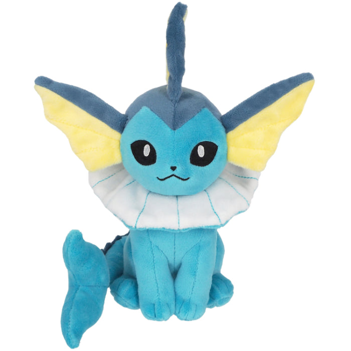 Pokemon - Vaporeon PP110 (S) Plush - All Star Collection - San-ei Boeki, Franchise: Pokemon, Brand: San-ei Boeki, Type: Plushies, Dimensions: W18×D14.5×H22 cm, Nippon Figures